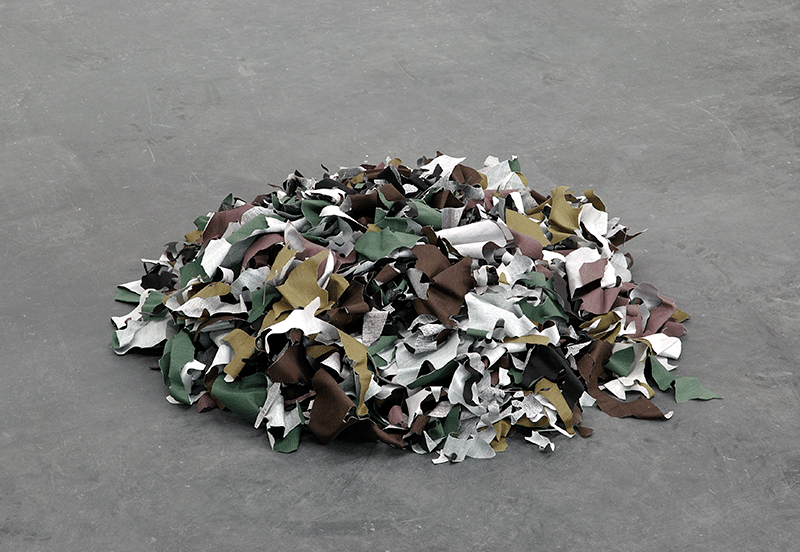 O.T.(Camouflageblätterhaufen), 2008
